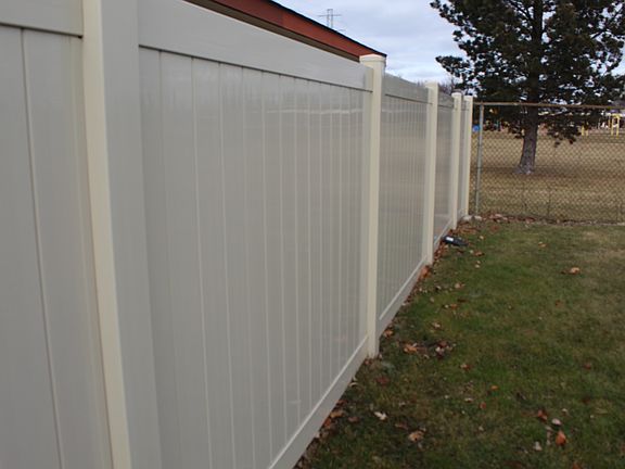 New privacy fence