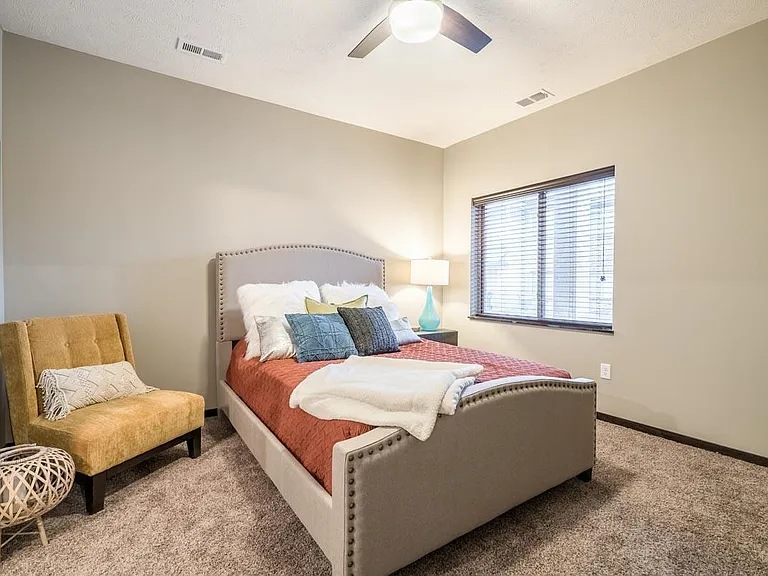 Our bedrooms feature ceiling fans for comfort and can fit king-sized beds.