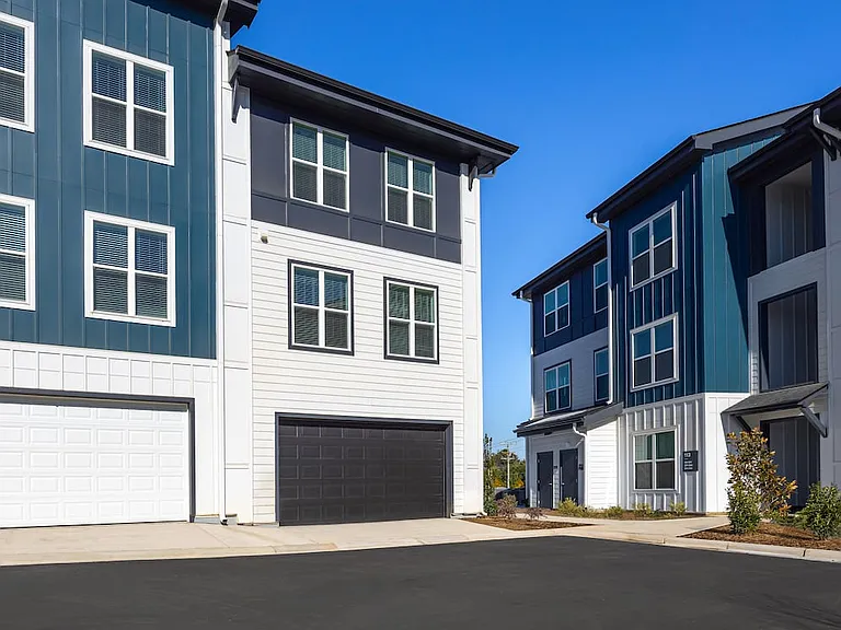 Townhomes with 2-car attached garage