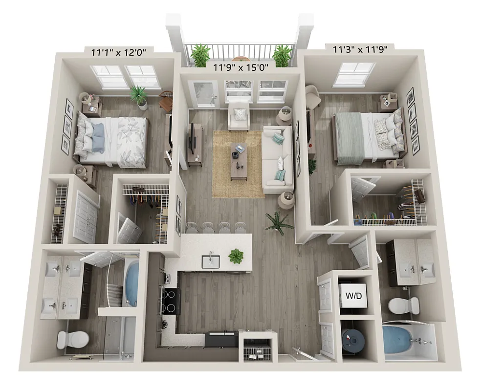 Floor plan B1