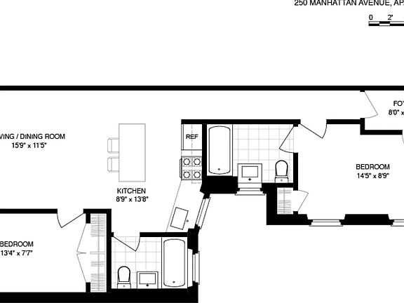 2nd image of 250 Manhattan Ave APT 5A