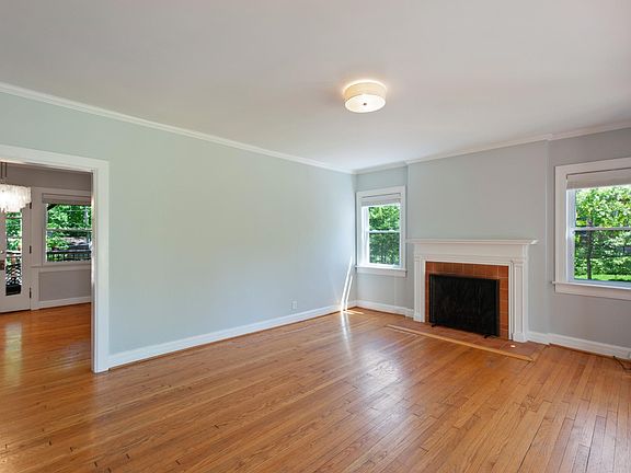 Fireplace is decorative only. Not functional