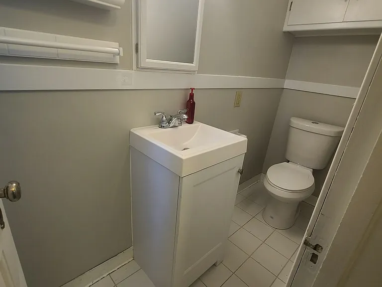 Main floor half bath