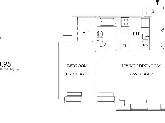 2nd image of 99 John St APT 1905