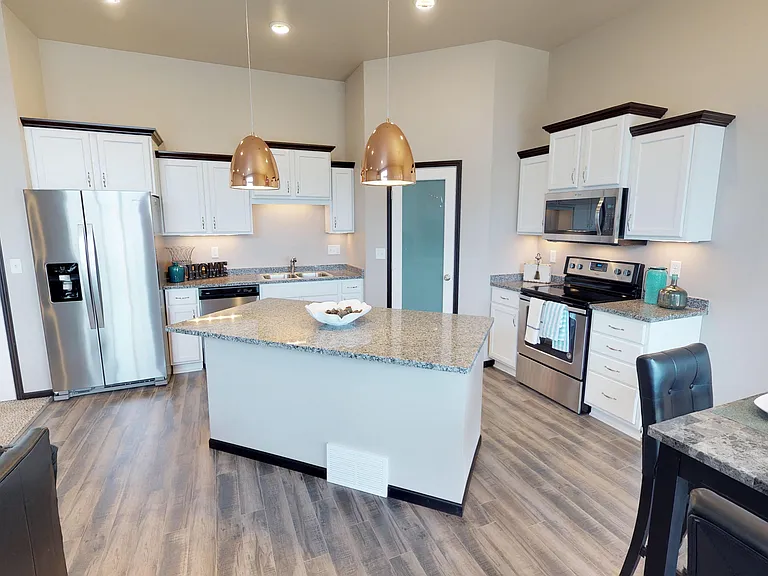 Tri-level kitchen
