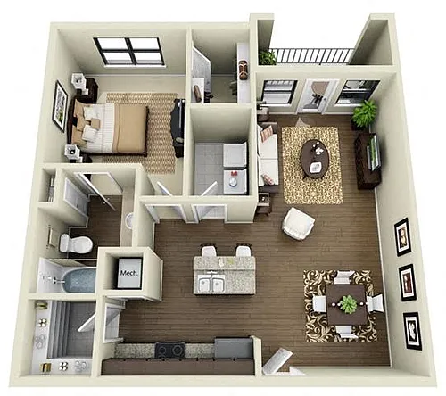 Floor plan A1A