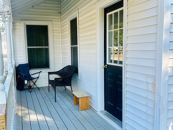 Covered back porch