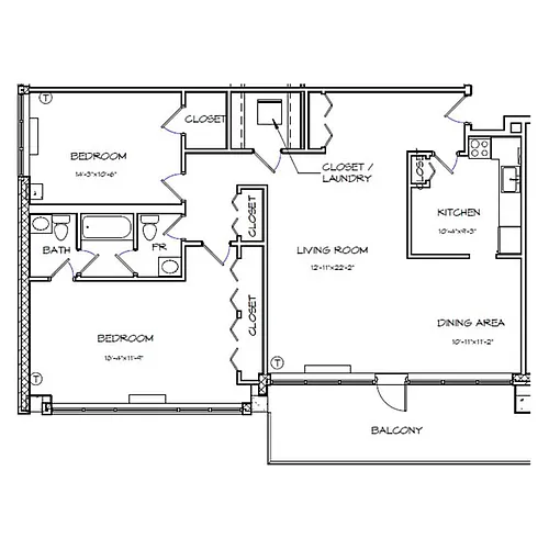 Floor plan B10