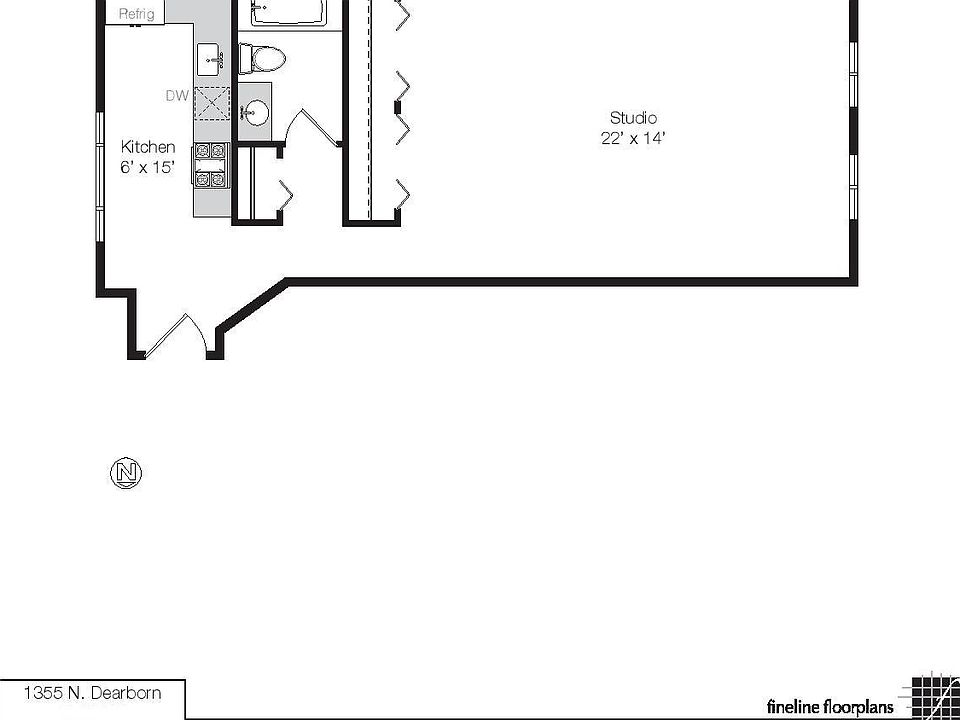 1st image of 1356 N Dearborn St #408