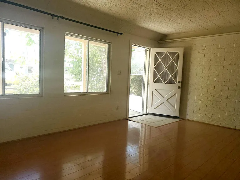 Studio with open floor plan.