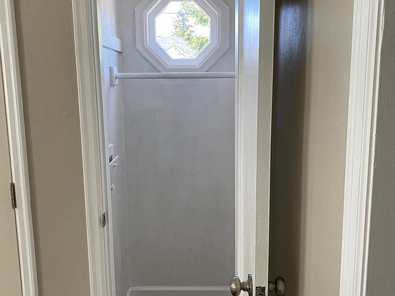 Hall closet with built-in mailbox