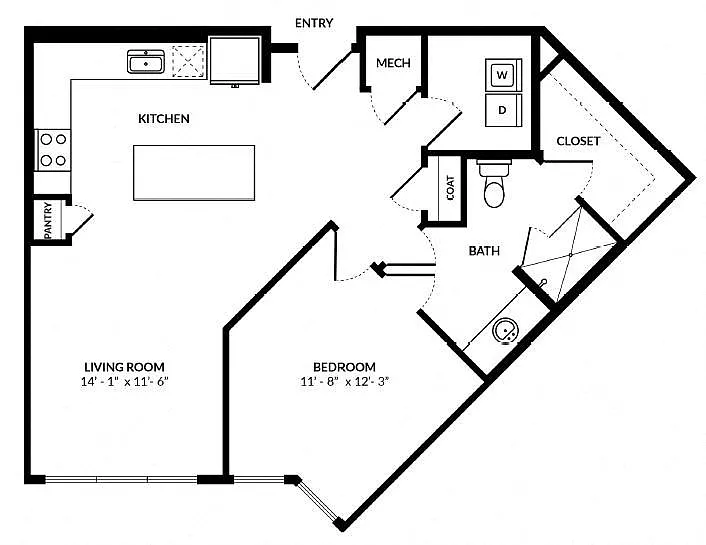Floor plan A13