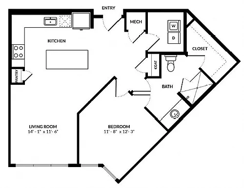 Floor plan A13