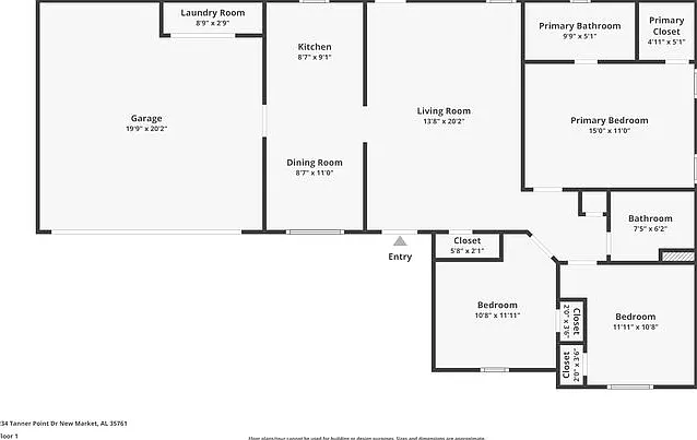 3 bed, 2.0 bath, 1131 sqft, $1,495 — Photo 2
