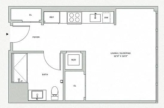 Floor plan S1C