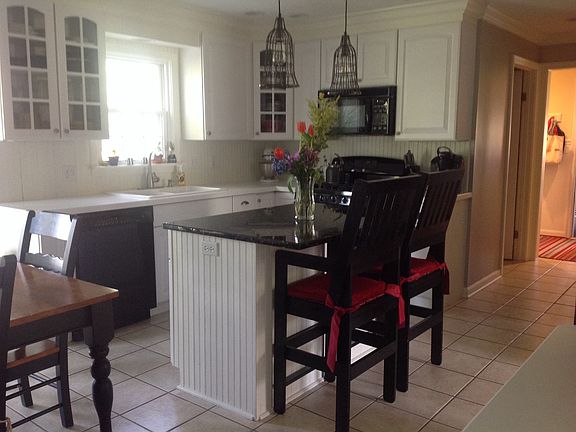 Island with granite top
