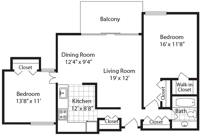 Floor plan THE MARVIN