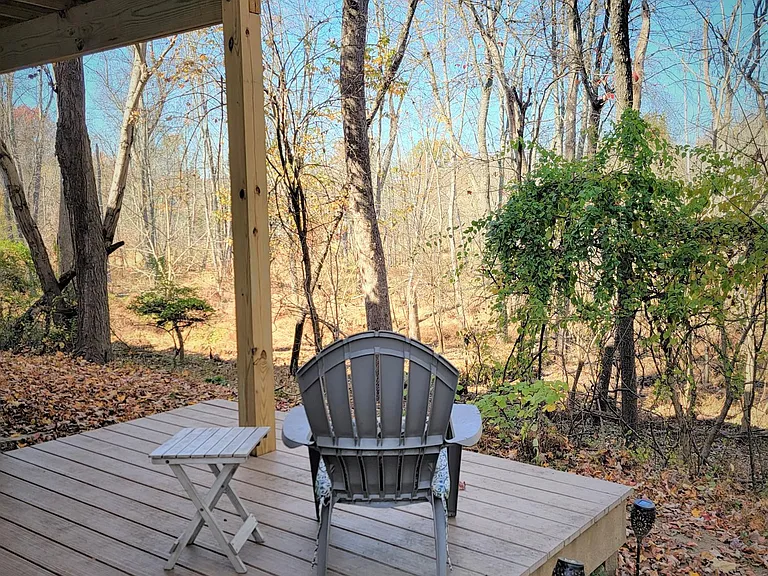 Private Deck View of Conservation Area