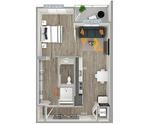 Floor plan CA123-AM16-710