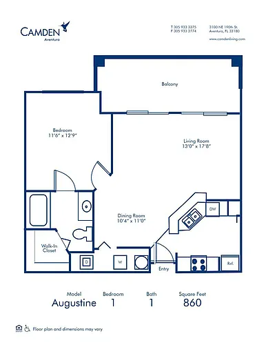 Floor plan Augustine