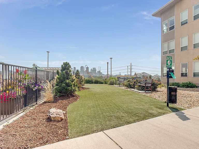 Element 47 by Windsor features a Pet Park, with views of Downtown Denver!