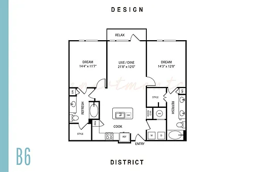 Floor plan B6