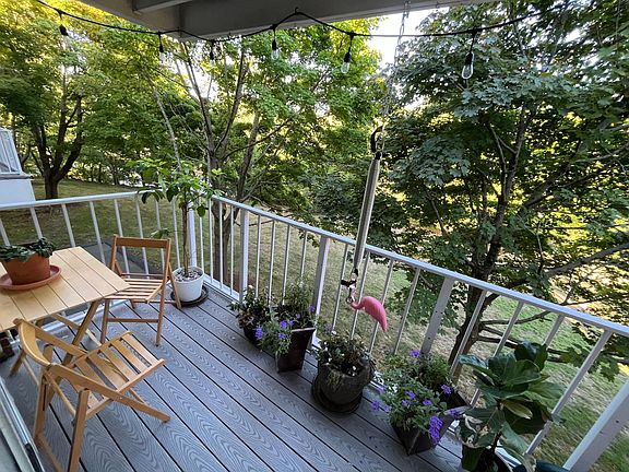 Deck and Back Yard along Mystic River