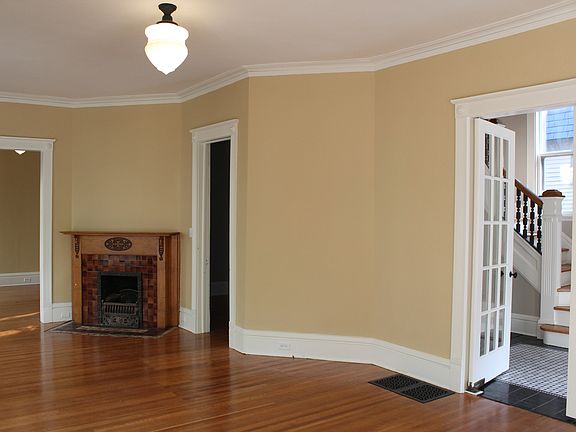 Living room fireplace