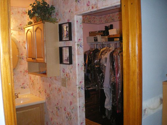 Master bath with walk in closet