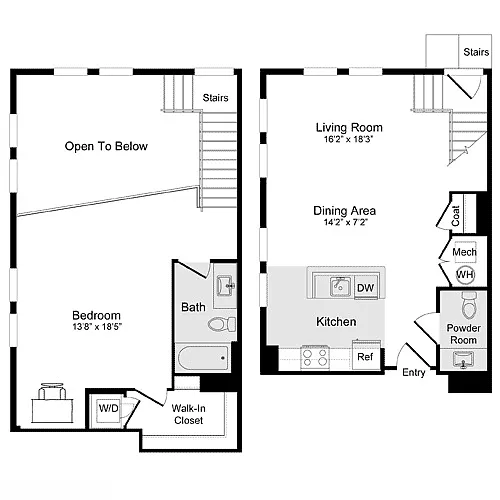 Floor plan A-12 Loft