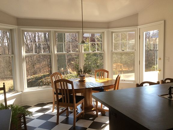 Kitchen view of yard