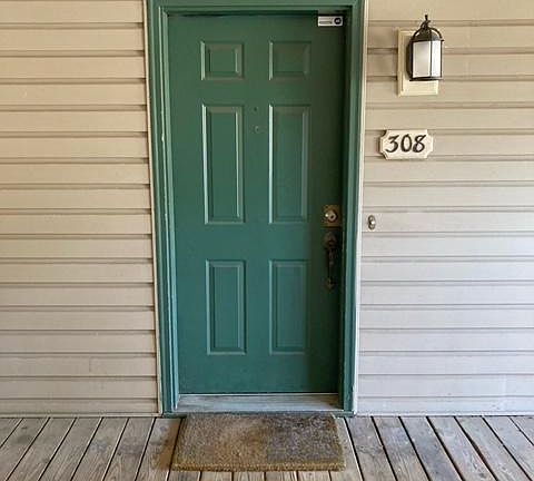 Unit front door