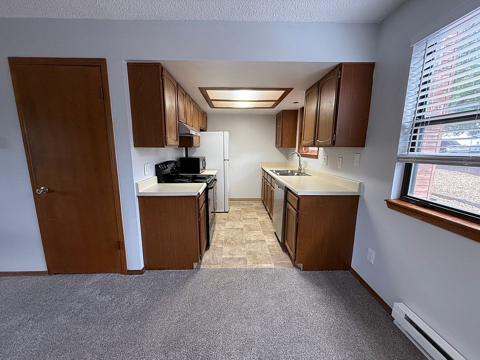kitchen view, door to laundry room on left