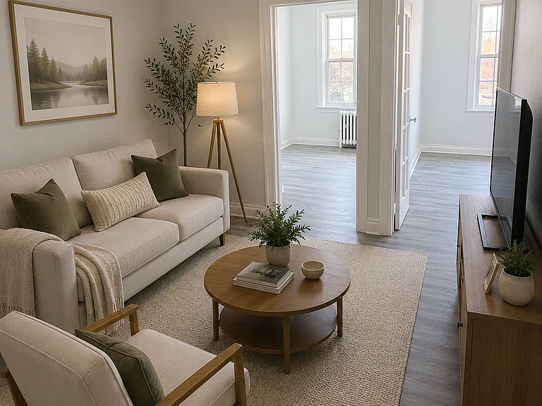 Living Room Virtually Staged
