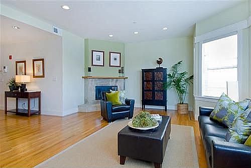 Living room looking toward dining area