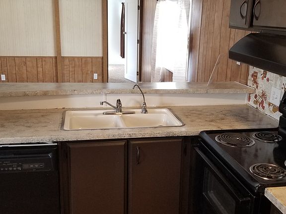 Kitchen view to living room
