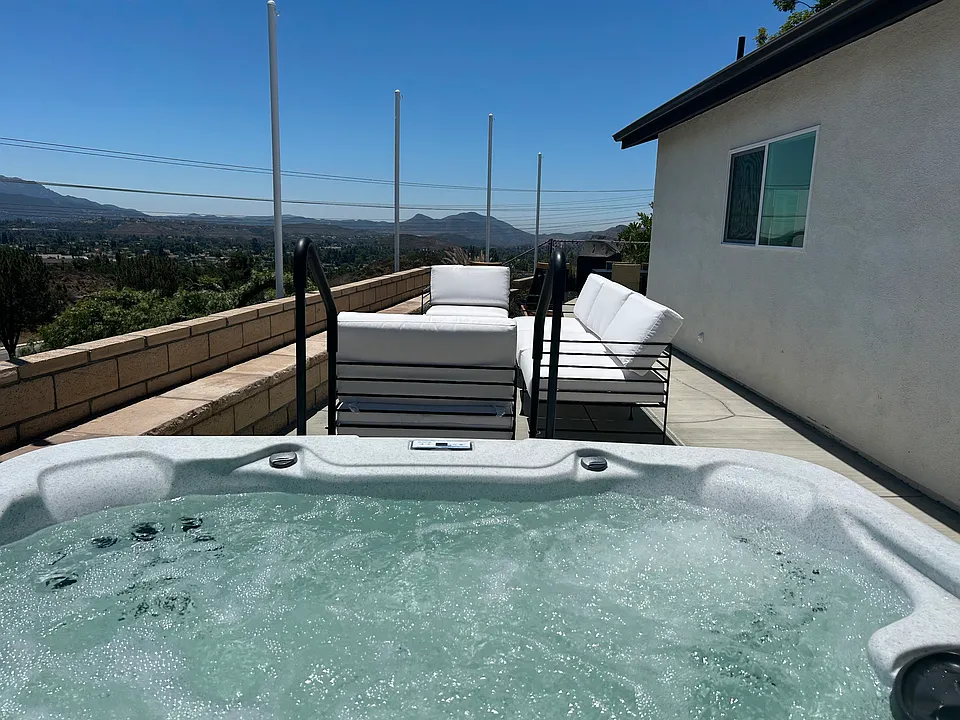 Relax in the jacuzzi