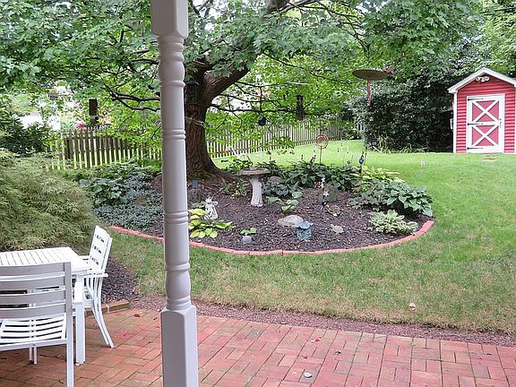 Very private backyard