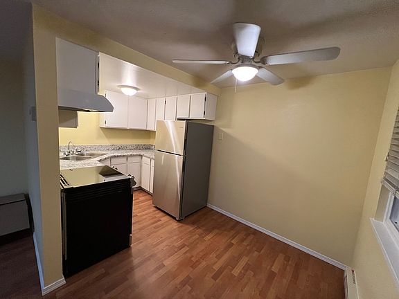 V Upstairs has new white stove