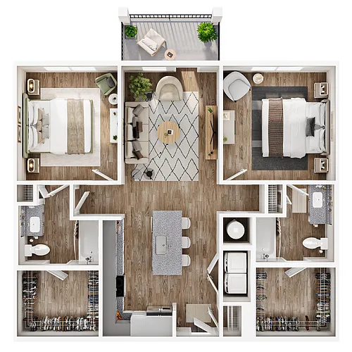 Floor plan B1