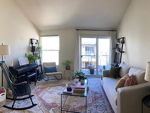 living space, sliding door to patio