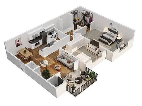 Floor plan 2x1SP2