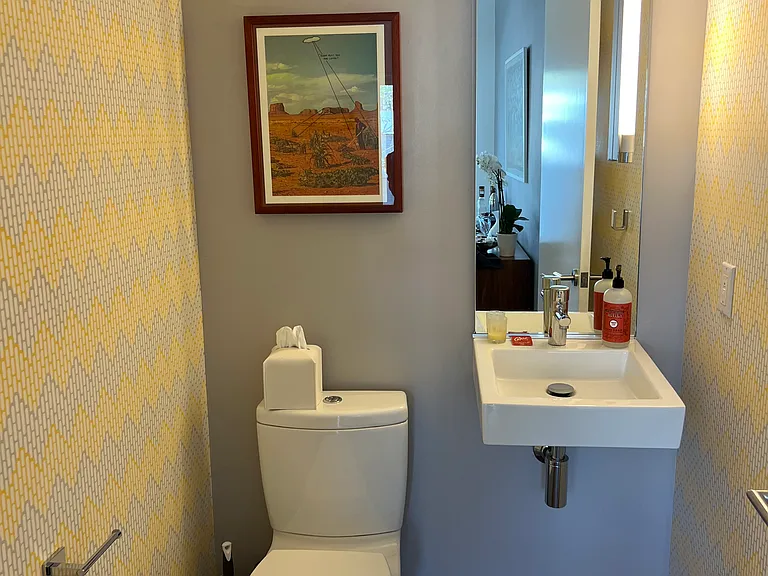 powder room on main level