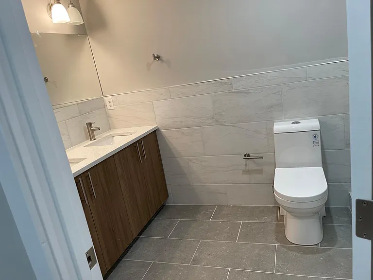 downstairs bathroom /double sink