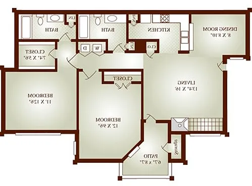 Floor plan B1 Sunroom/Office
