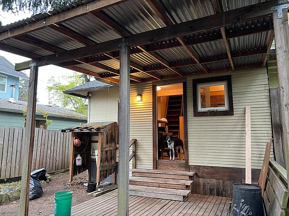 Back covered porch