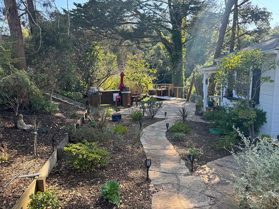 This is a view of the home from the driveway. This is common space.