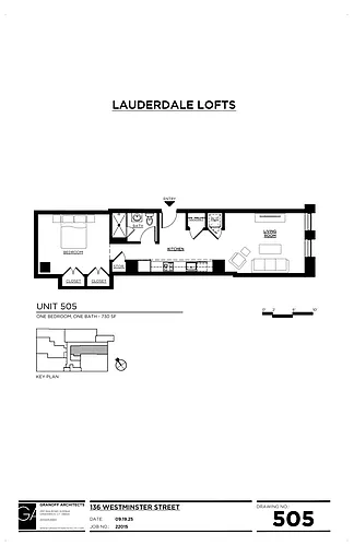 Floor plan 505