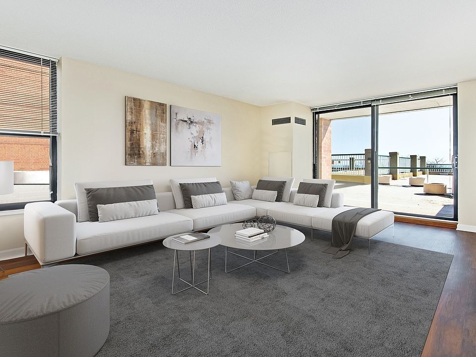 Living room provides ample natural light