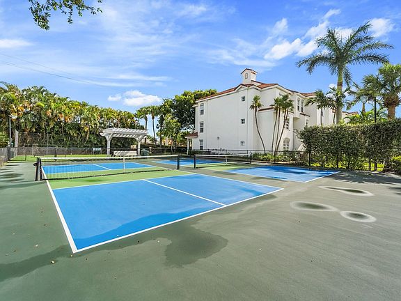 Challenge your friends to a friendly competition of tennis or pickle ball.